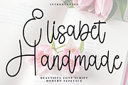 Elisabet Handmade, a Handwritten Font by InermediaSTUDIO (Thumbnail 1 of 7)