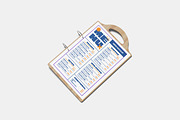 Menu Mockup, a Packaging Mockup by Hazzpro_Std (Thumbnail 4 of 5)