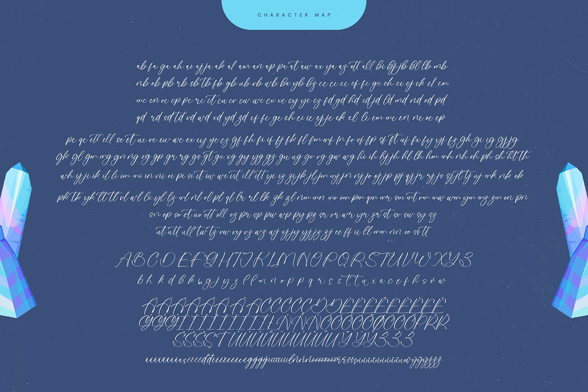 Crystal Kinetic Stylish Handwritten, a Script Font by stylishtype.co
