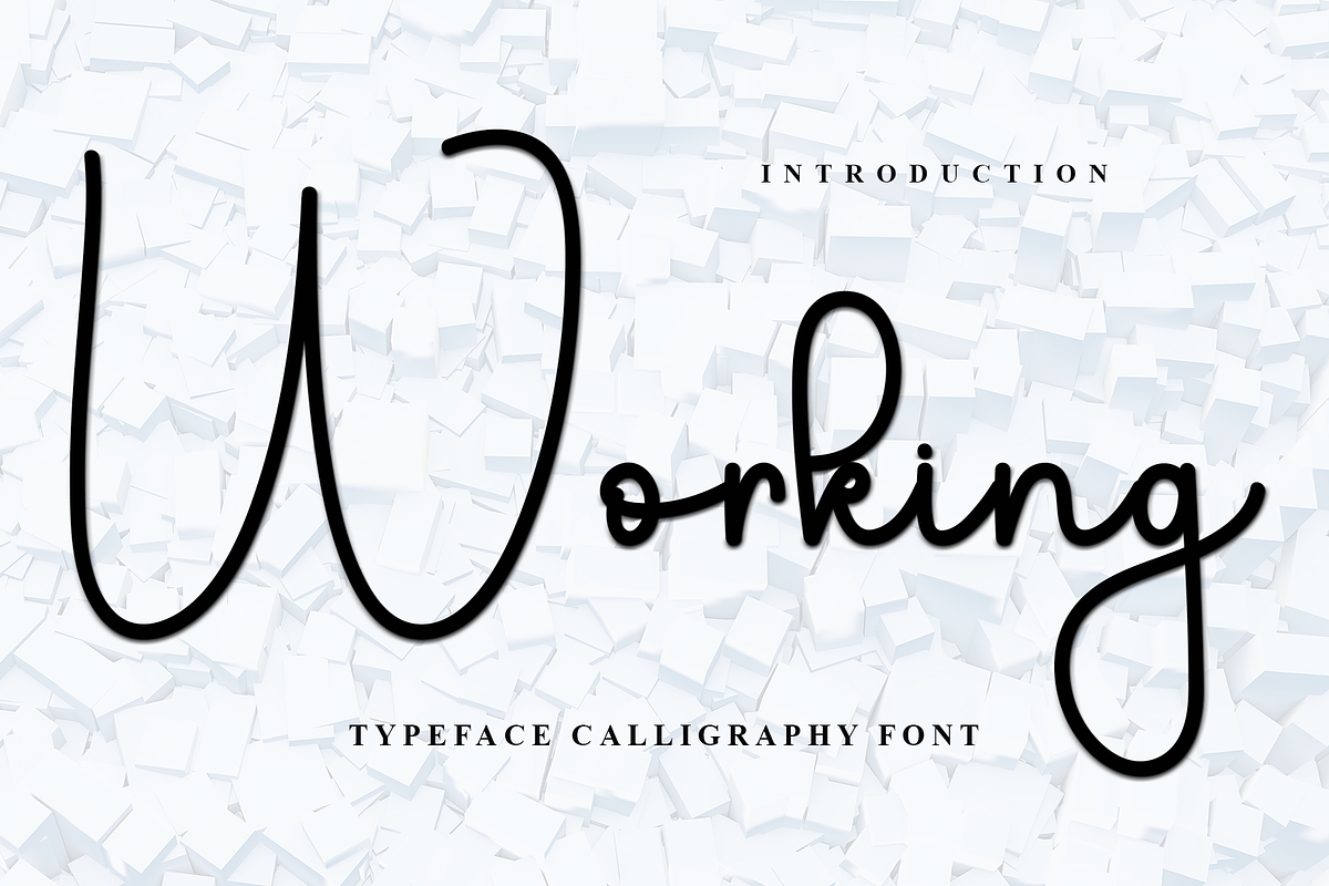Something, a Handwritten Font by InermediaSTUDIO (Photo 1 of 8)