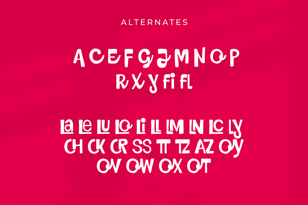 Almeira Milocka, a Sans Serif Font by Rahagita Studio (Photo 10 of 10)