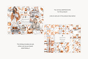 Autumn Planner Clipart Collection, a Person Illustration by GlamArtZhanna (Thumbnail 2 of 8)