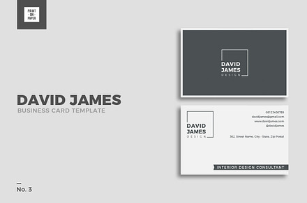 Minimalist Business Card No. 3