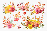Watercolor Autumn Bouquet, an Illustration by harmonia_green_art (Thumbnail 3 of 12)