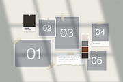 Mood Board & Photo Collage Mockup, a Books & Magazine Mockup by BrandPacks (Thumbnail 2 of 2)