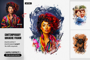Automated Photoshop Painting Effect