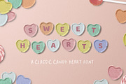 Sweet Hearts Candy Font, a Font by Khara Plicanic (Thumbnail 1 of 7)