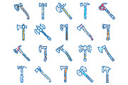 Axe and hatchet tools collection, an Object Graphic by pikepicture (Thumbnail 2 of 3)