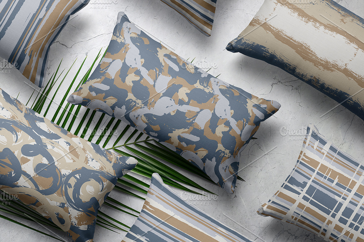 VERNICI | Brush vector patterns set, a Pattern Graphic by Tanya Vollar (Photo 2 of 8)