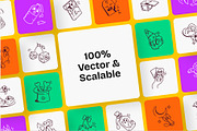 Graffiti and Grunge Doodles, an Outline Icon by Vectors Market (Thumbnail 5 of 9)