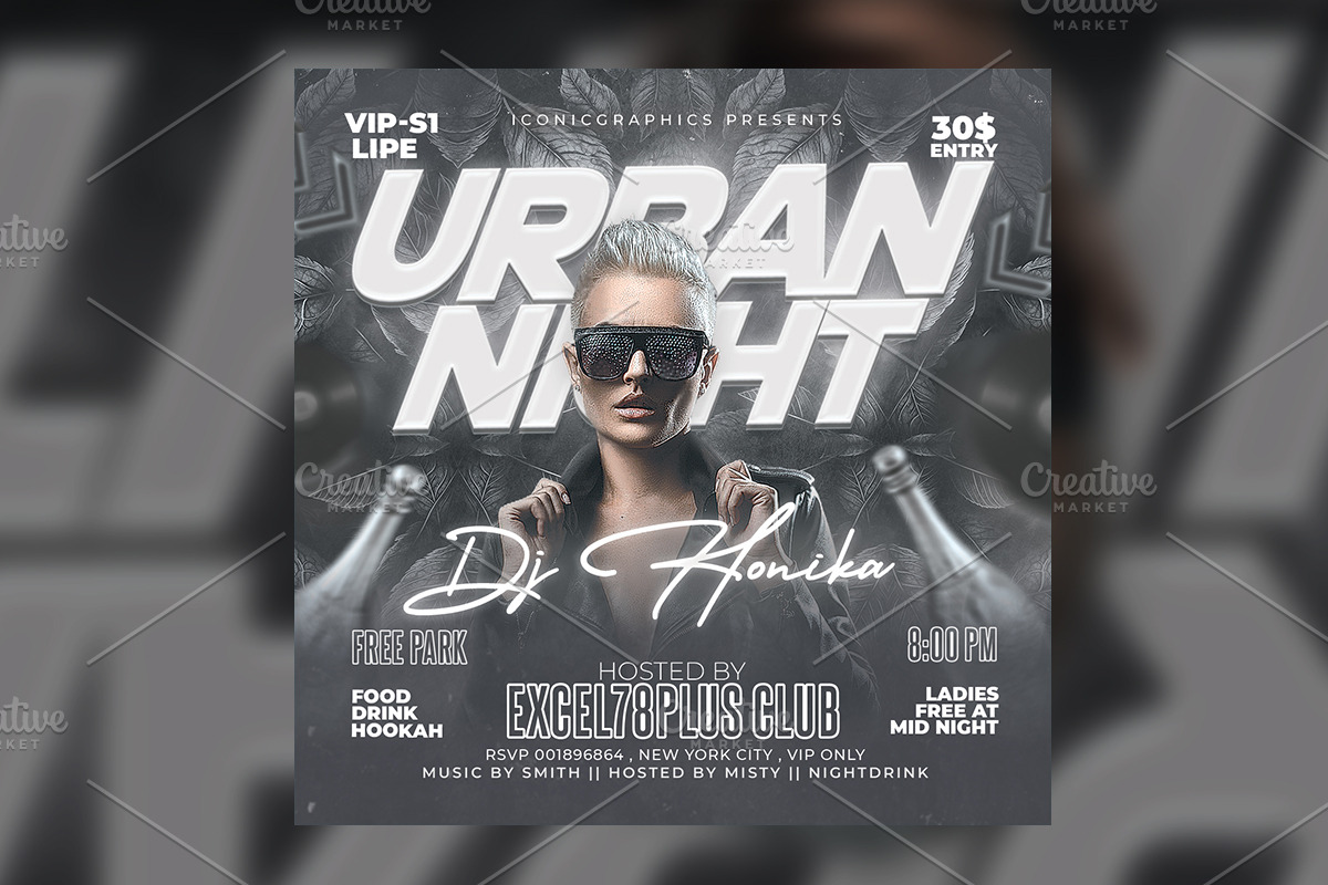 Night Club Flyer, a Flyer Template by RTXdesinger99 (Photo 1 of 3)