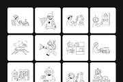 240 Futuristic Technology & AI, a Technology Illustration by Prosymbols (Thumbnail 11 of 15)