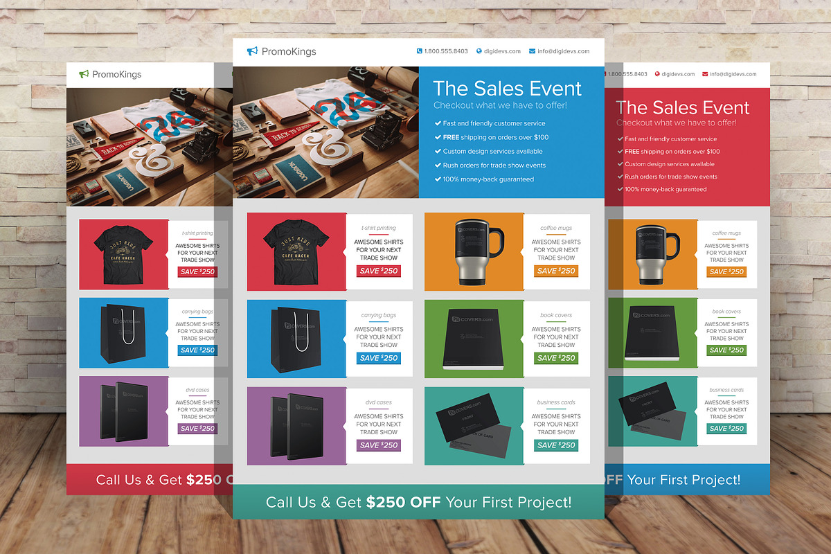 Promotion Marketing Flyers, a Flyer Template by Creativenauts (Photo 1 of 4)
