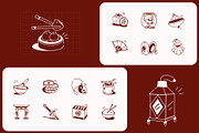 Japanese Drawing Illustration, an Outline Icon by Vectors Market (Thumbnail 5 of 8)
