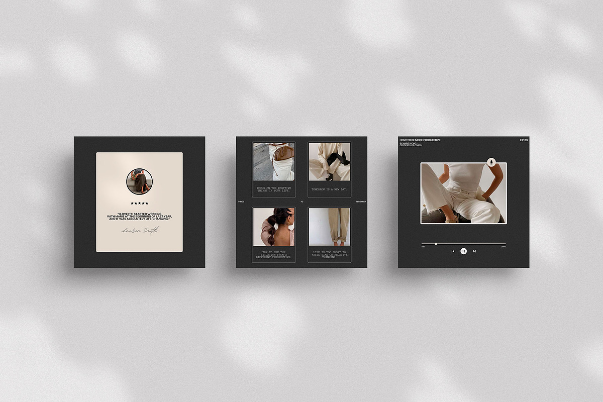 Life Coach Social Media Template, a Social Media Template by Moscovita Studio (Photo 6 of 39)