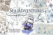 Big Collection - Sea Adventures, an Illustration by Fortuna Venit (Thumbnail 1 of 11)