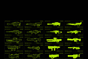 Futuristic Weapons Vectors, an Illustration by Dreadlabs (Thumbnail 5 of 5)