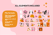 Halloween | Cute Vector Clipart, a Graphic by Heartwarming Art (Thumbnail 7 of 7)