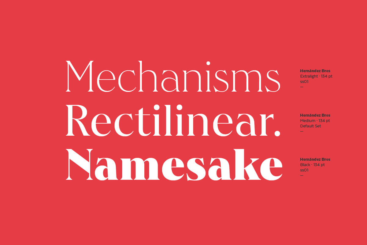 Hernandez Bros, a Serif Font by Latinotype (Photo 14 of 15)
