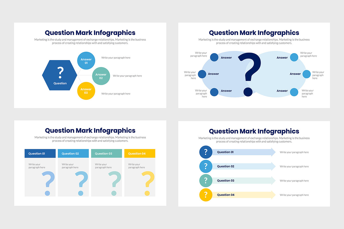 Question Mark Infographics, a Presentation Template by slidequest (Photo 6 of 6)
