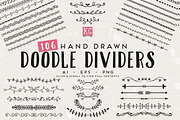 Hand Drawn Doodle Dividers, an Illustration by Katy Clemmans (Thumbnail 7 of 7)