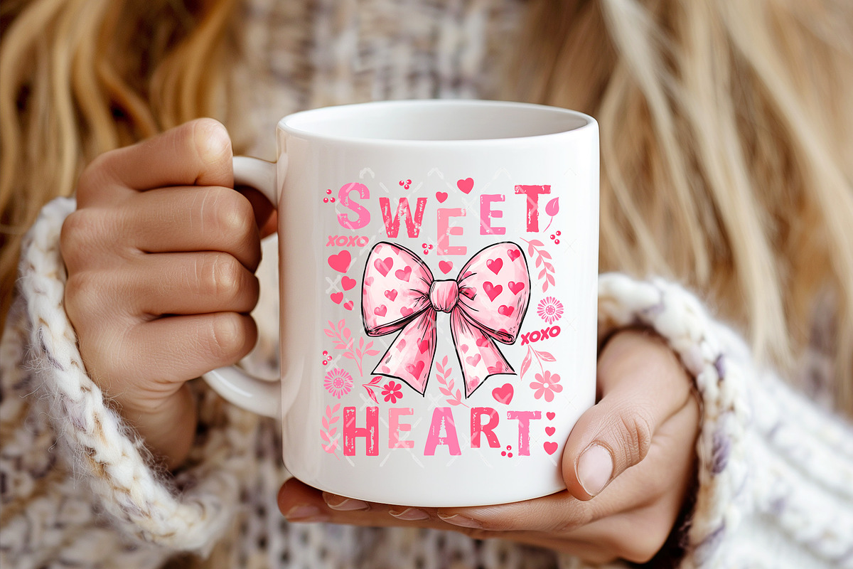 Valentine Bow Png, Valentine's Day, a Graphic by TumblerArtDS (Photo 4 of 5)