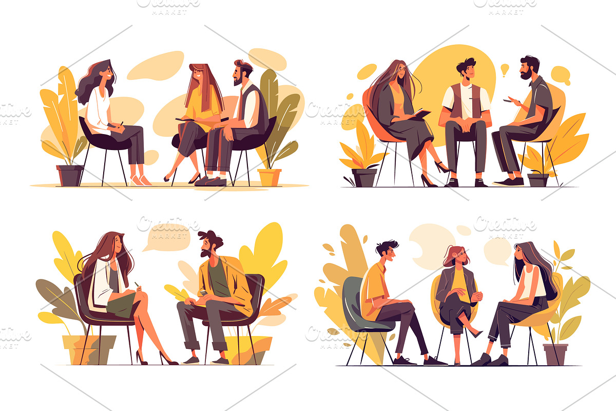 Video podcast interview. Broadcast, a Technology Illustration by Stock-Smart-Start