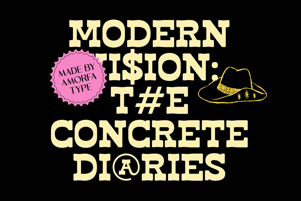 Haose Rodeko Western Slab Serif, a Slab Serif Font by AmorfaType (Photo 6 of 12)