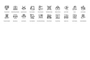 Charity and Donation Outline Icons, an Outline Icon by vectorstank (Thumbnail 3 of 3)