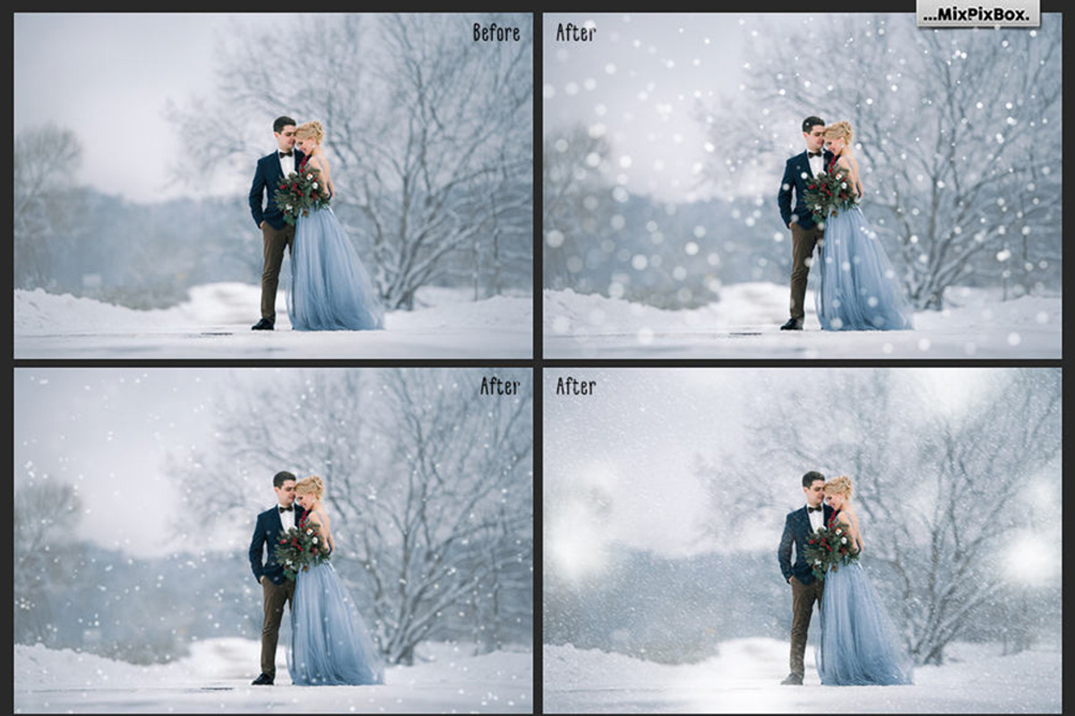Falling Snow Overlays preview 3