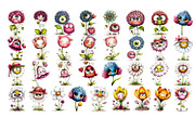 Cute Watercolor Flower Clipart Bundl, a Seasonal Illustration by ElenazlataArt (Thumbnail 3 of 4)