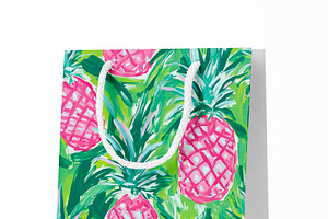 Seamless Preppy Pineapple Prints