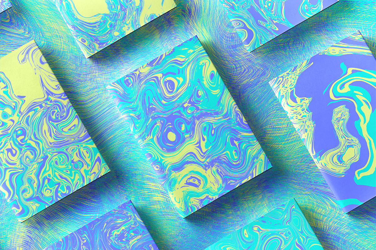 Lime Acid Gradients & Objects, a Texture Graphic by Julie&Taily (Photo 6 of 21)