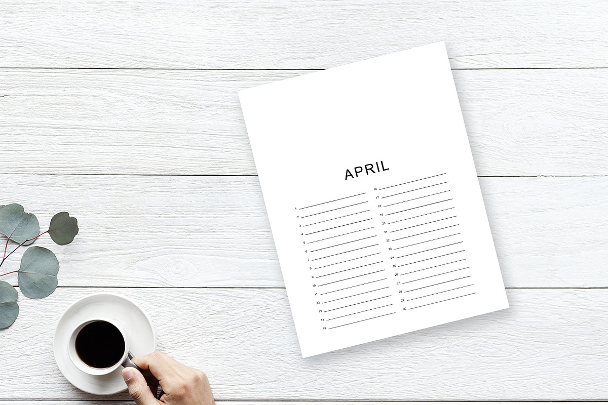 Editable Birthday Calendar Template, a Templates & Theme by DesignStudioTeti (Photo 7 of 7)