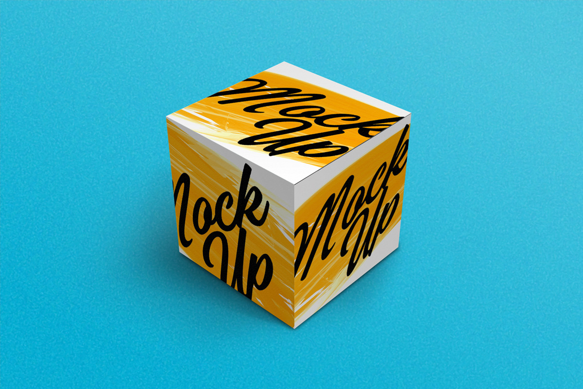 Square Box Package, a Cups & Container Mockup by shaman (Photo 7 of 7)