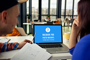 Couple using Macbook Pro - 7 mockups, a Mac Mockup by show it better (Thumbnail 1 of 5)