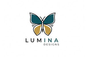 Lumina Designs Butterfly, a Branding & Logo Template by Logocreative
