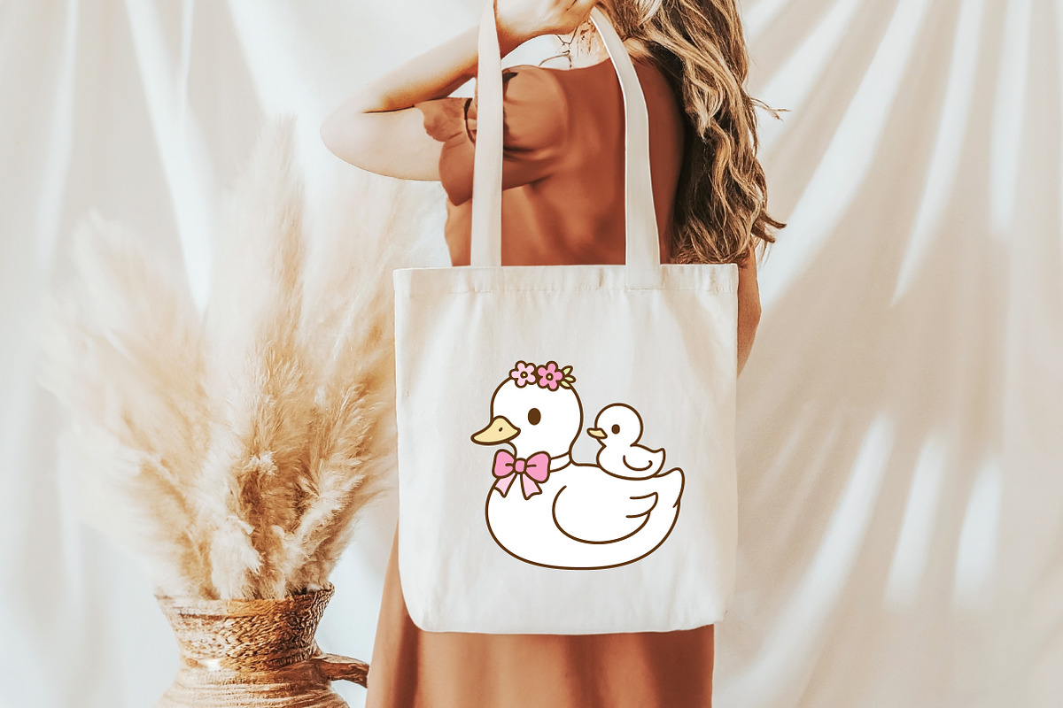 Cute Mama Duck SVG, an Object Graphic by Creative Art (Photo 6 of 6)