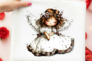 Whimsical Easter Angels Clipart, an Illustration by designcity5 (Thumbnail 5 of 5)
