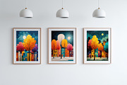 Whimsical Night Town Illustration, a Decorative Illustration by Housui Patterns (Thumbnail 8 of 12)
