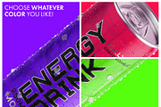 Energy Drink Mockup, a Packaging Mockup by HexenDesigns (Thumbnail 4 of 11)