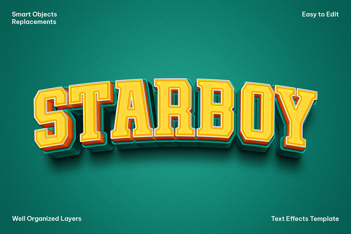 Starboy Text Effect, a Layer Style Add-On by dokudokunomi (Photo 1 of 4)