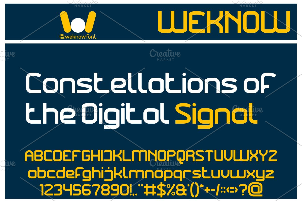 Internet Star font, a Sans Serif Font by weknow (Photo 4 of 8)