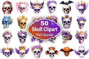 Skull png, a Graphic by Forhadx5