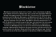Blackletter Eight, a Blackletter Font by cromatixclassroom (Thumbnail 3 of 6)