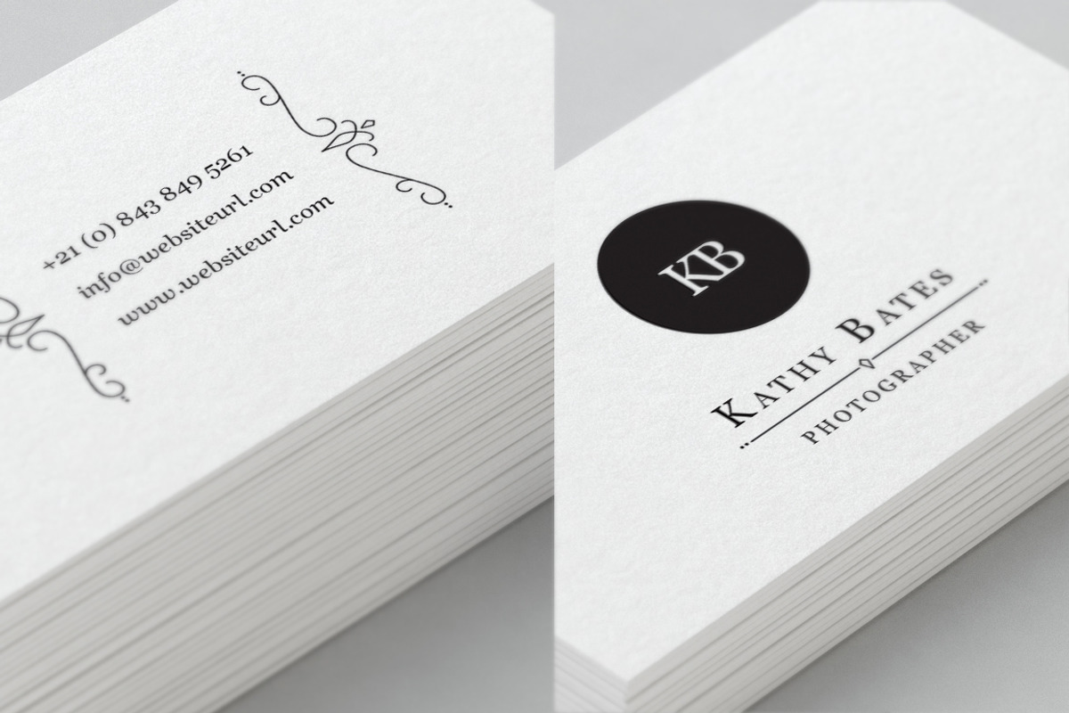 Minimal Photography Business Card, a Business Card Template by GraphicPick (Photo 3 of 5)
