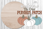 Pumpkin SVG | Fall Sign Laser Files, a Graphic by Cloud9DesignSVG (Thumbnail 3 of 3)