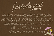 Girlsdayout Fiesta – Font Trio, a Handwritten Font by deadlock studio (Thumbnail 10 of 12)