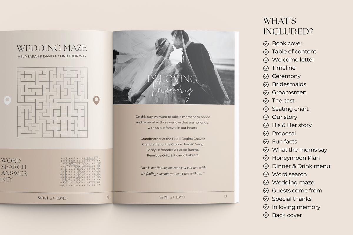 Wedding Day Magazine Template, a Templates & Theme by ShopRShop (Photo 3 of 9)