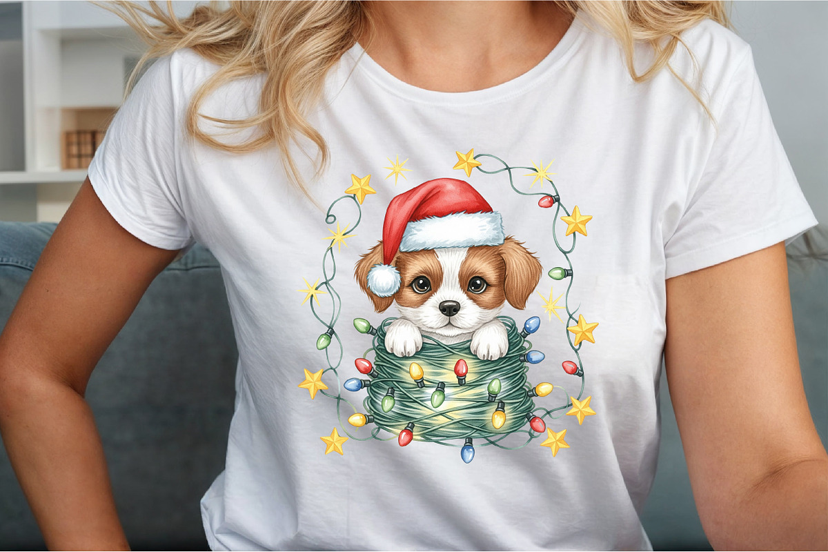Christmas Dog PNG Clipart, an Illustration by Sublimation Artist (Photo 5 of 9)